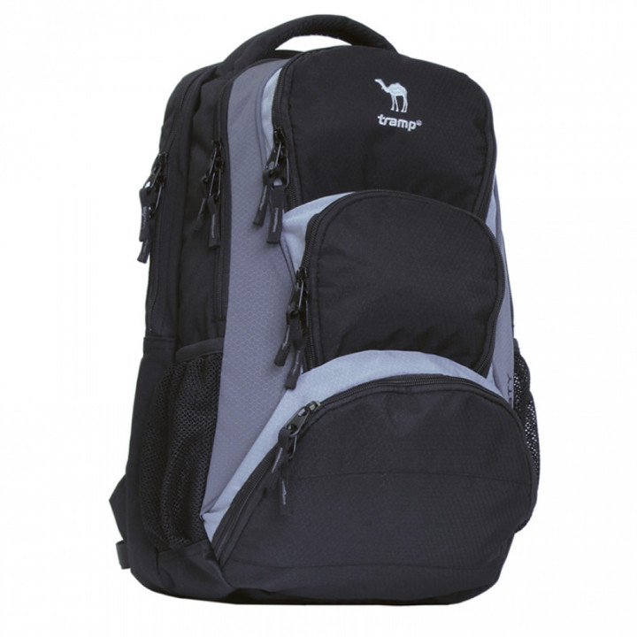 Рюкзак Tramp Trusty 30 л черно-серый TR-123456 - Вентилируемая спинная система, удобные лямки, прочный материал