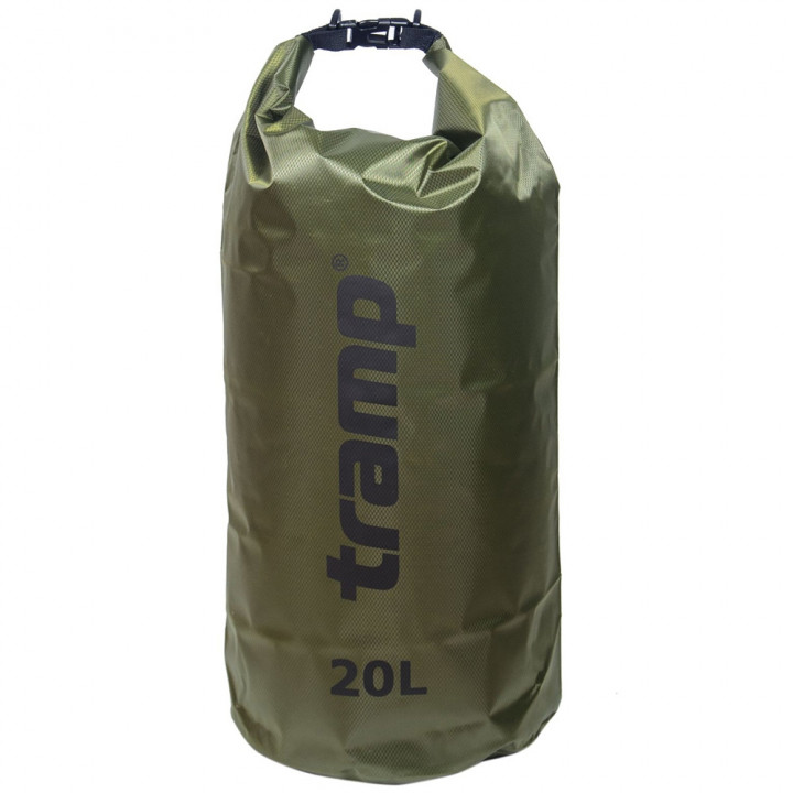 Гермомешок ПВХ Diamond RipStop оливковый 20л - Tramp TRA-113