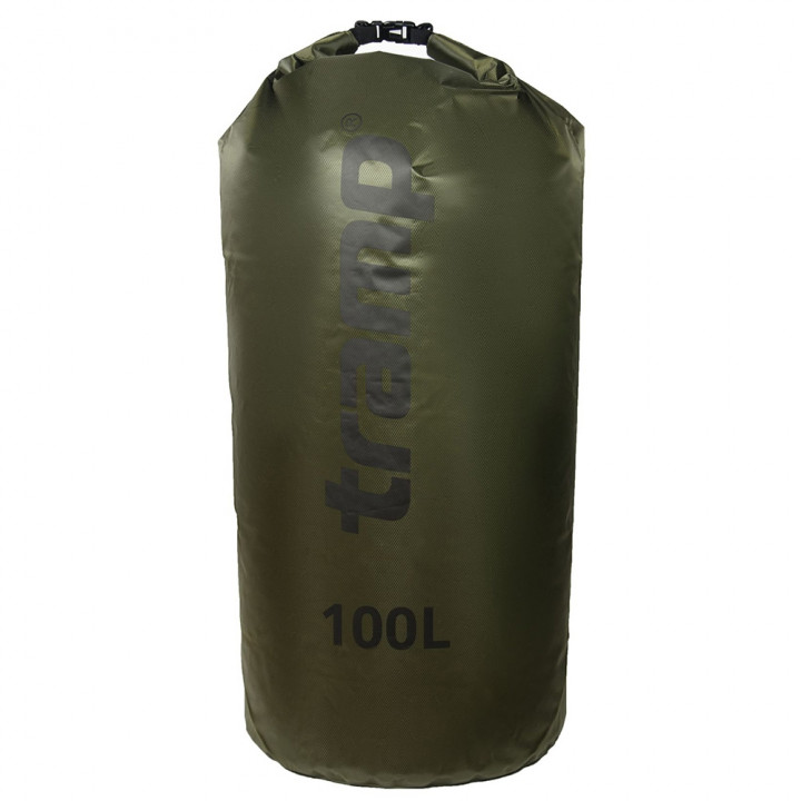 Гермомешок ПВХ Diamond RipStop оливковый 100л - Tramp TRA-210