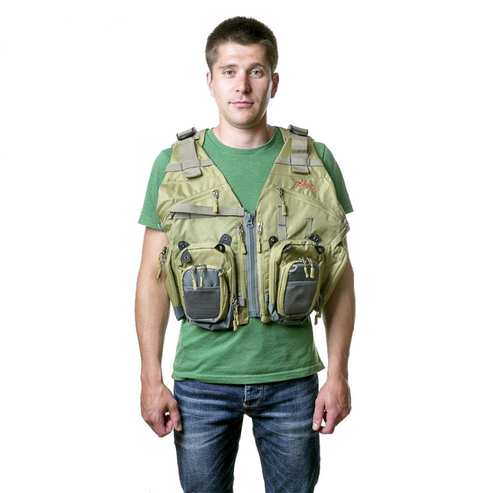 Жилет рыболовный разгрузочный Angler L/XL - Tramp TRFB-006