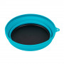 Тарелка силиконовая с пластиковым дном олива 550 мл аквамарин - Tramp TRC-123