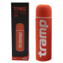 Термос Tramp Soft Touch 1,2 л оранжевый 123456 - Резиновое покрытие, глухая пробка, широкое горло, в комплекте пластиковая пиала